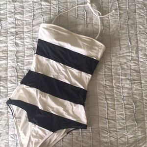 Nautical Striped One Piece Swimsuit